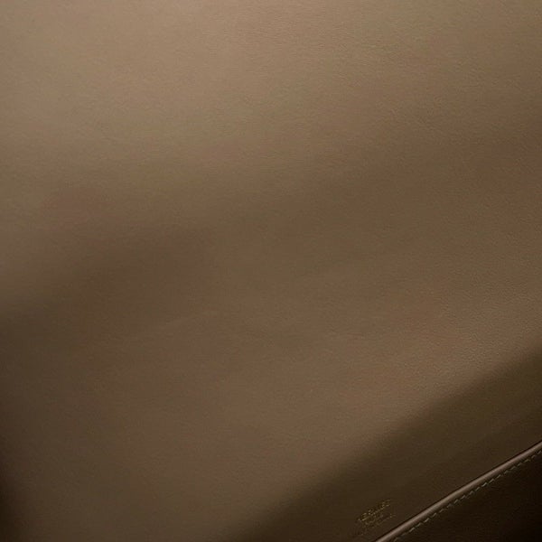 エルメス ショルダーバッグ ゲタ エトゥープ/ゴールド金具 シェブルミゾル B刻印 HERMES バッグ