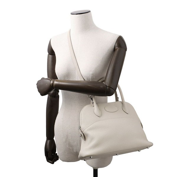 エルメス ハンドバッグ ボリード31 ベトン/シルバー金具 トリヨンクレマンス A刻印 2wayショルダー