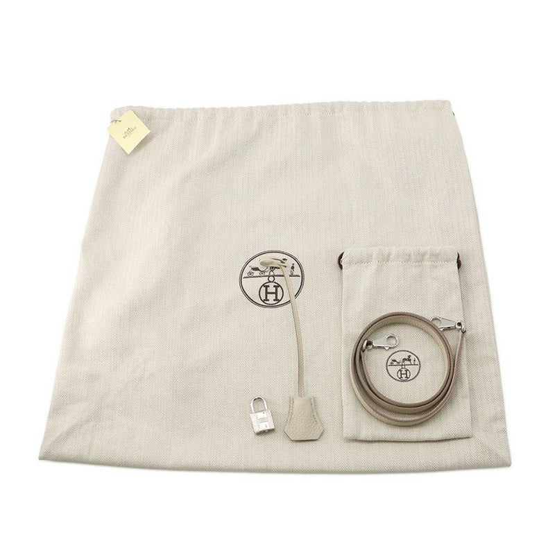 エルメス ハンドバッグ ボリード31 ベトン/シルバー金具 トリヨンクレマンス A刻印 2wayショルダー