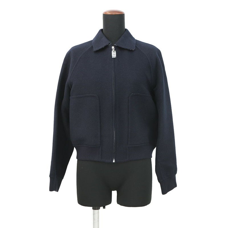 エルメス ジャケット シェーヌダンクル ウール レディースサイズ34 HERMES アウター