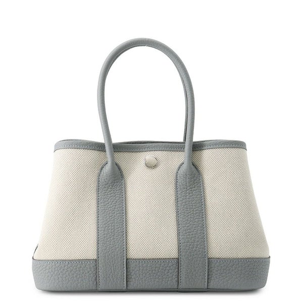 エルメス ネオ・ガーデン 23 ガーデンパーティ グリパンタン/シルバー金具 ネゴンダ/トワルアッシュ K刻印