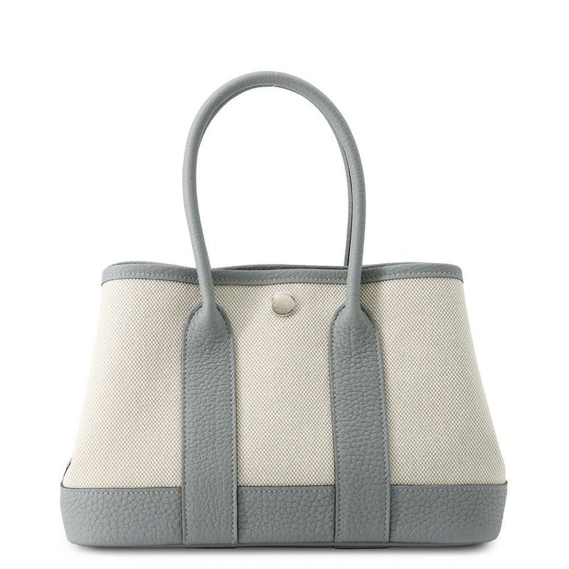 エルメス ネオ・ガーデン 23 ガーデンパーティ グリパンタン/シルバー金具 ネゴンダ/トワルアッシュ K刻印