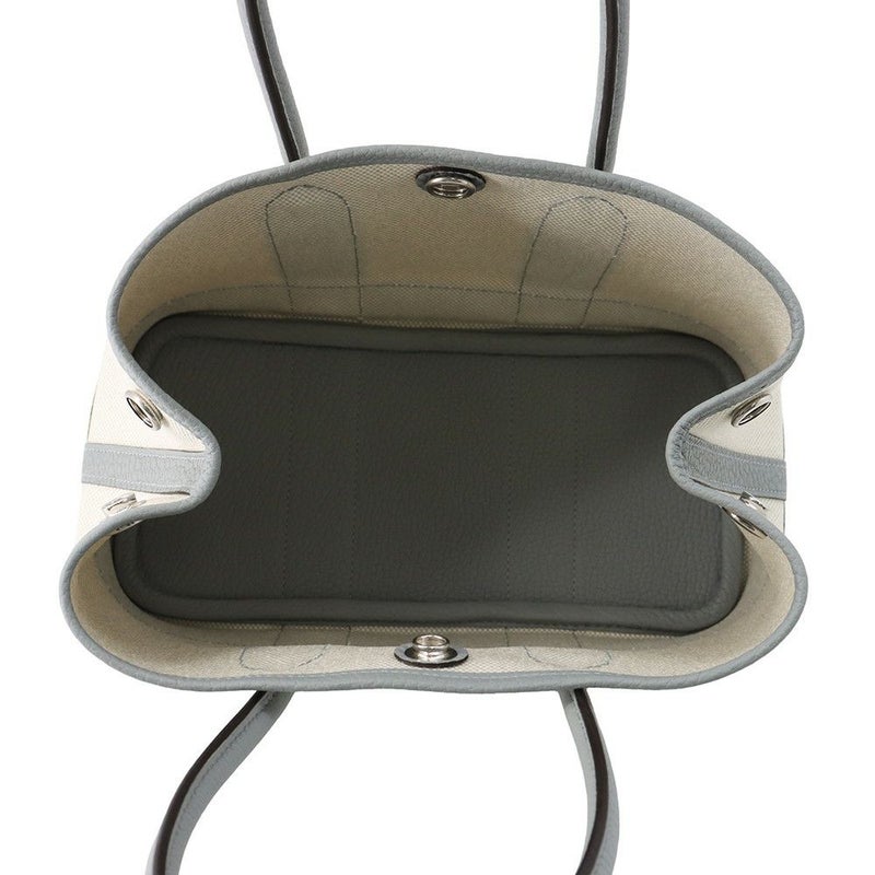 エルメス ネオ・ガーデン 23 ガーデンパーティ グリパンタン/シルバー金具 ネゴンダ/トワルアッシュ K刻印