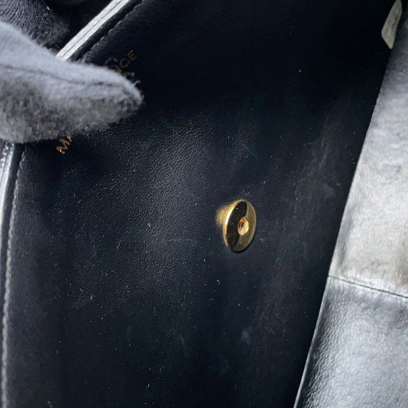 シャネル チェーンショルダーバッグ マドモアゼル ココマーク キャビアスキン CHANEL 黒
