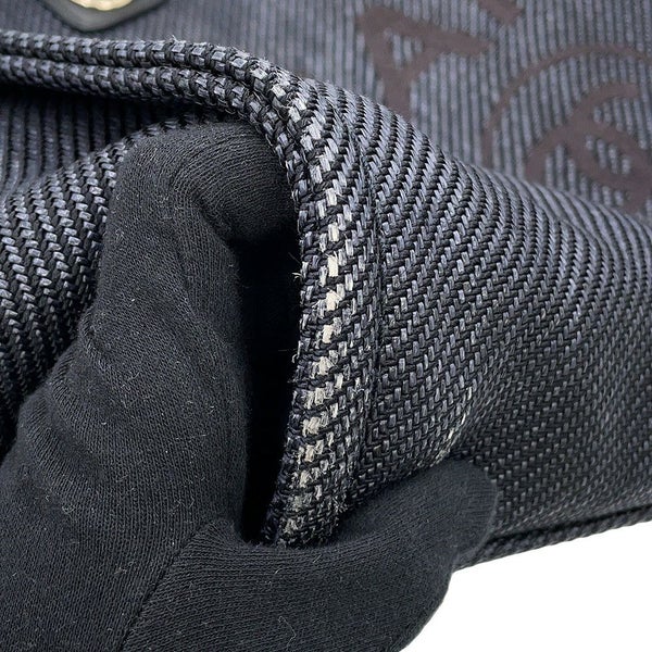 シャネル トートバッグ ココマーク ドーヴィル ショッピングバッグ ラフィア A93786 CHANEL 2way 黒