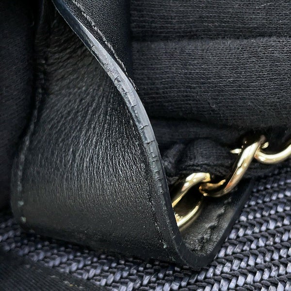 シャネル トートバッグ ココマーク ドーヴィル ショッピングバッグ ラフィア A93786 CHANEL 2way 黒