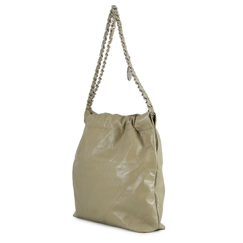 シャネル ハンドバッグ CHANEL 22 マトラッセ スモール シャイニーカーフレザー AS3260 CHANEL ポーチ付き