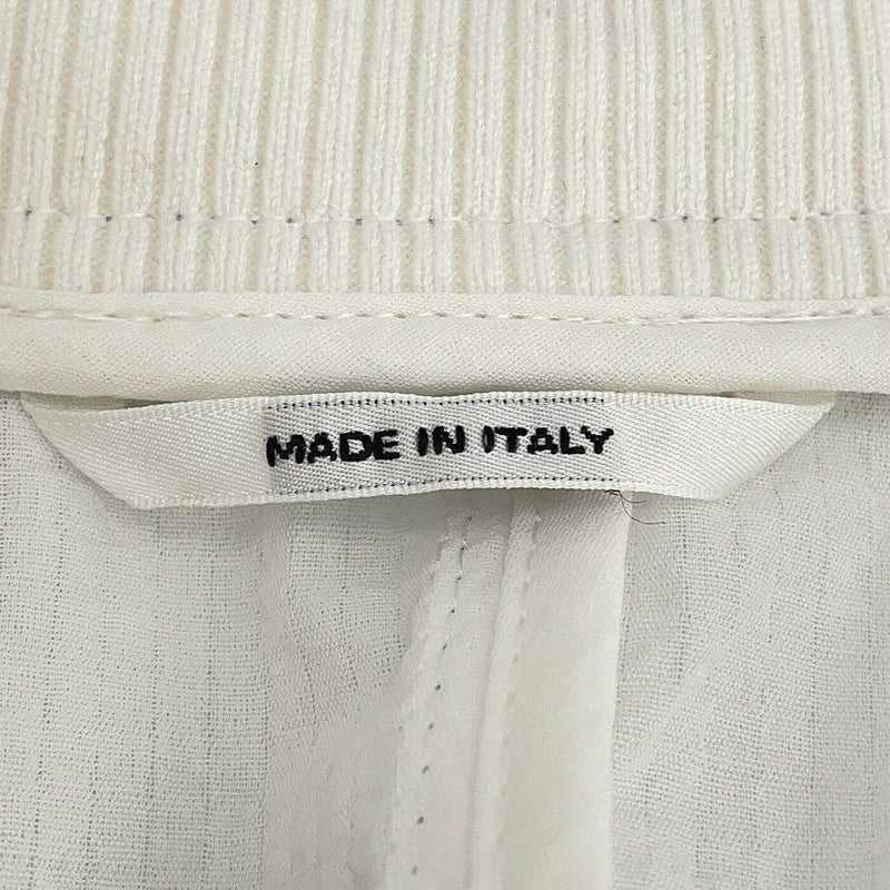 エルメス 半袖シャツ ジップアップ ショートスリーブオーバーシャツ メンズサイズ44 HERMES トップス 白