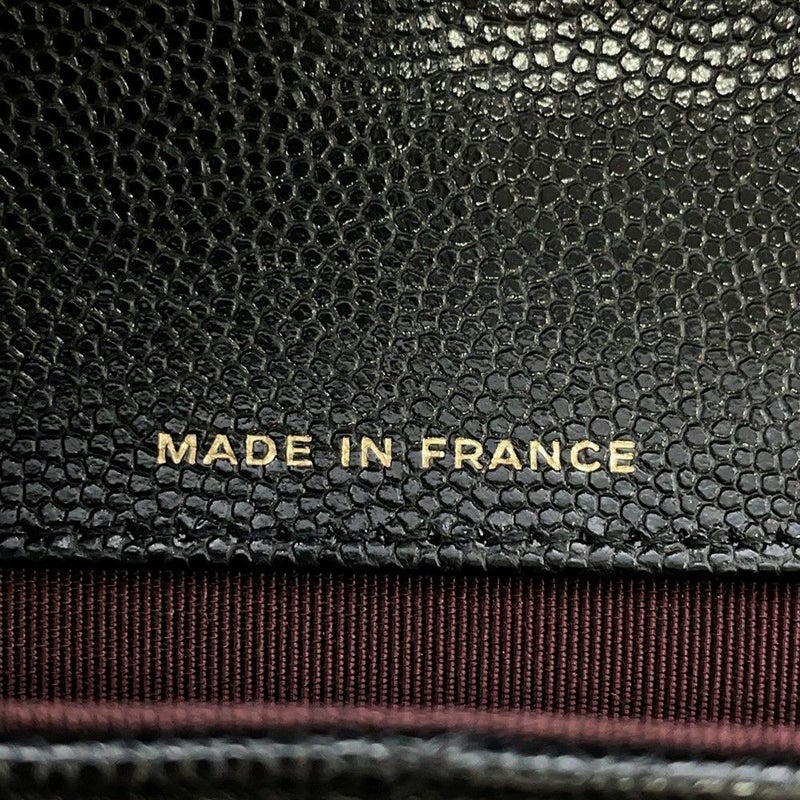シャネル アイウェアケース マトラッセ ココマーク キャビアスキン AP2044 CHANEL 眼鏡ケース キルティング 黒