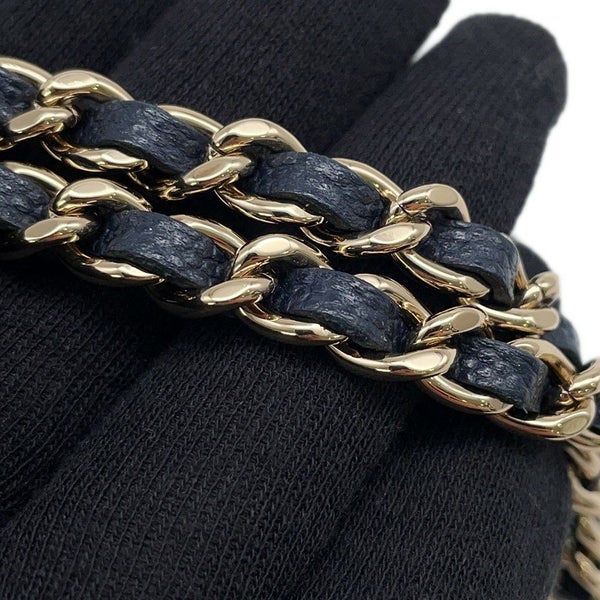 シャネル フォンケース マトラッセ キャビアスキン AP0249 バッグ ポーチ ネイビー