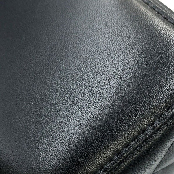 シャネル チェーンショルダーバッグ マトラッセ ココマーク ヴァニティバッグ ラムスキン AP2199 CHANEL 黒 バニティ