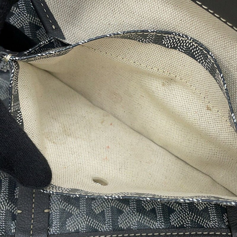 ゴヤール トートバッグ サンルイPM PVC/レザー STLOUIPMLTY51CL51P GOYARD ポーチ付き