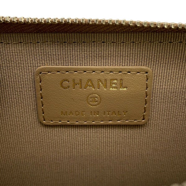 シャネル コインケース ココマーク フラグメント キャビアスキン AP4661 CHANEL 財布