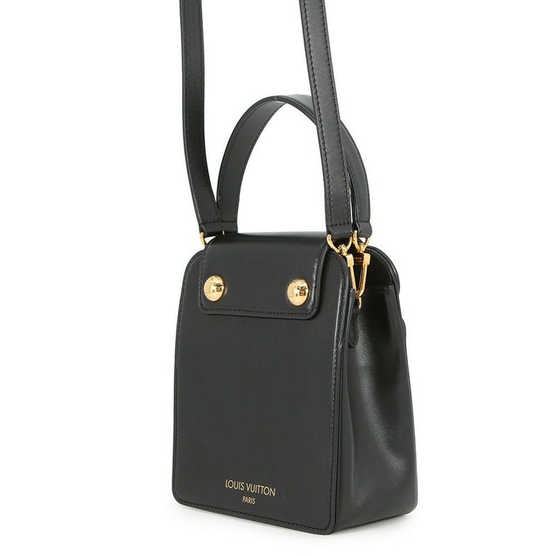 ルイヴィトン ハンドバッグ カーフレザー Sロックバッグ XL M82214 ヴィトン バッグ 2way ショルダーバッグ ブラック 黒