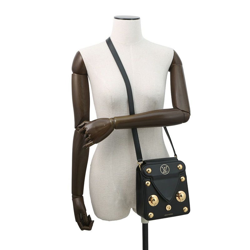 ルイヴィトン ハンドバッグ カーフレザー Sロックバッグ XL M82214 ヴィトン バッグ 2way ショルダーバッグ ブラック 黒