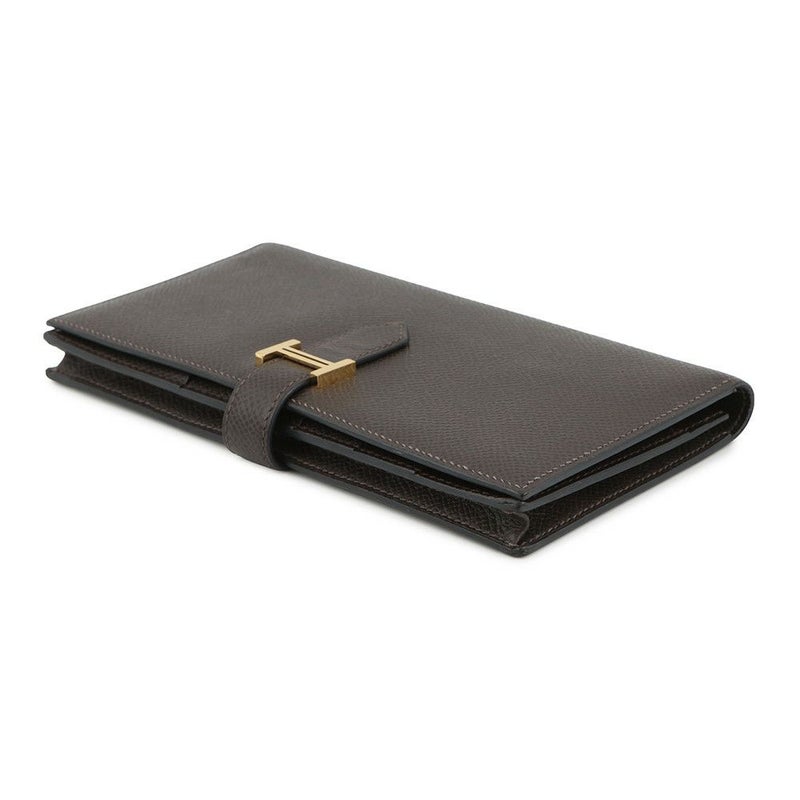 エルメス 長財布 ベアンスフレ エベンヌ/ゴールド金具 エプソン Z刻印 HERMES WALLET