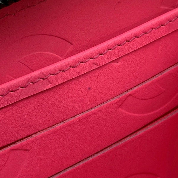 シャネル 長財布 カンボンライン ラウンドファスナー ココマーク ラムスキンパテント A50078 CHANEL 財布 黒