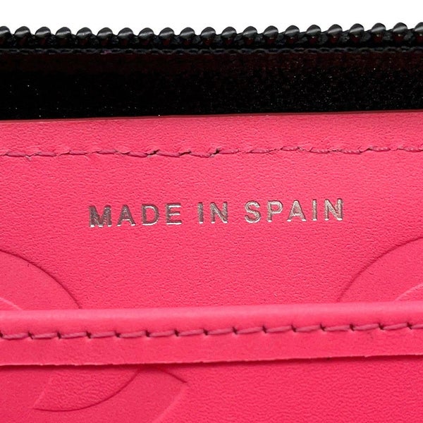 シャネル 長財布 カンボンライン ラウンドファスナー ココマーク ラムスキンパテント A50078 CHANEL 財布 黒