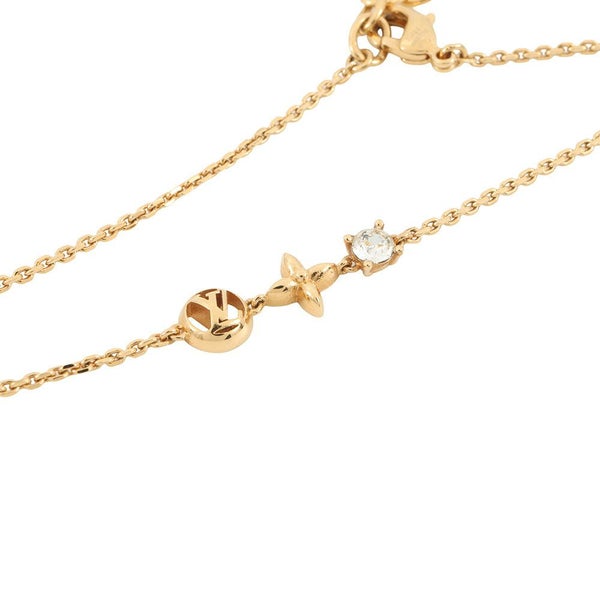 ルイヴィトン ブレスレット モノグラム・フラワー ブラスレ・プティ ルイ M00374 LOUIS VUITTON LVサークル ストラス