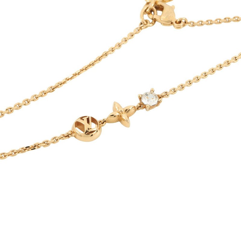 ルイヴィトン ブレスレット モノグラム・フラワー ブラスレ・プティ ルイ M00374 LOUIS VUITTON LVサークル ストラス