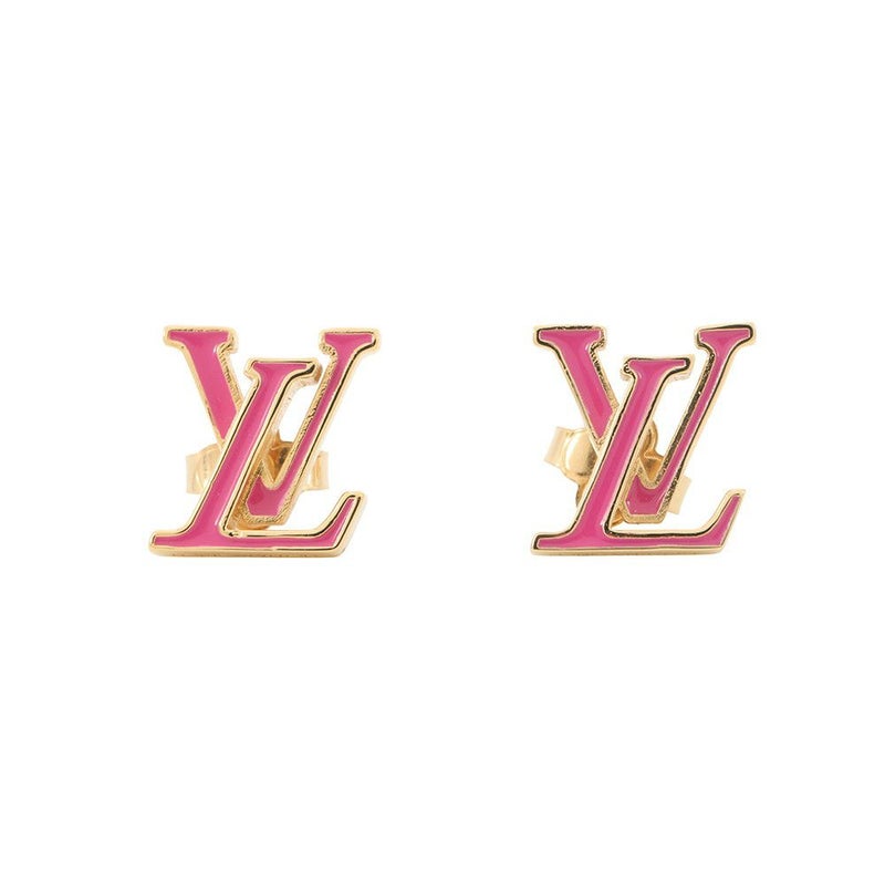 ルイヴィトン ピアス LV アイコニック エナメル ローズ・バレリーヌ M01721 LOUIS VUITTON アクセサリー
