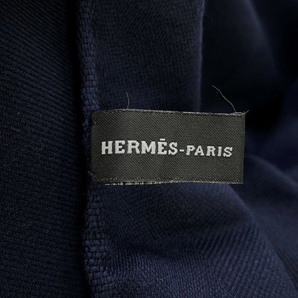 エルメス ストール H柄 カシミヤ シルク HERMES スカーフ ソルド品