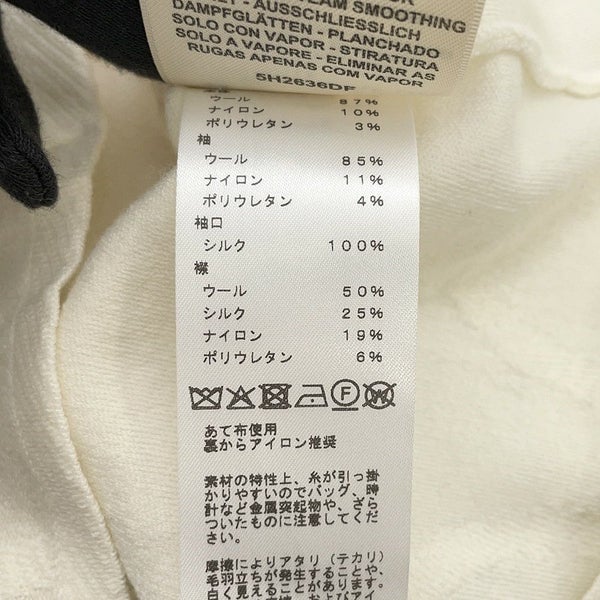 エルメス ニット パルフロワ リミックス ウール 長袖 レディースサイズ36 HERMES トップス 白