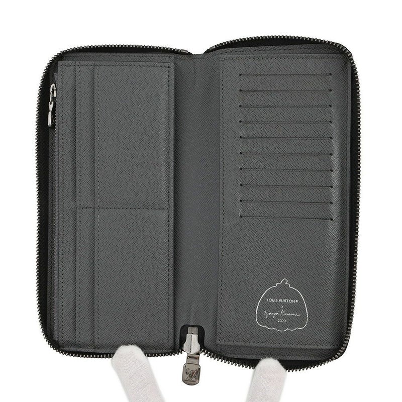 ルイヴィトン 長財布 モノグラム・エクリプス リバース LV×YK ジッピーウォレット・ヴェルティカル M81971 LOUIS VUITTON 草間彌生