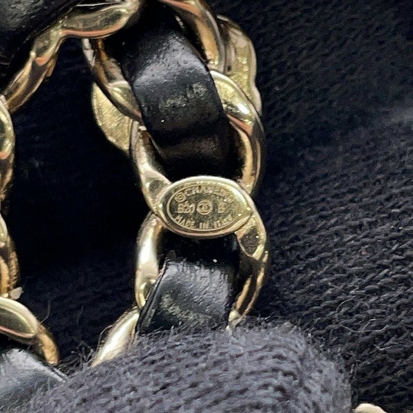 シャネル ブローチ ココマーク ラインストーン フェイクパール B20B AB4726 CHANELアクセサリー 黒