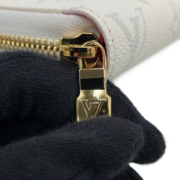 ルイヴィトン 長財布 モノグラム・チェリー LV × TM ジッピー・ウォレット M14240 LOUIS VUITTON 村上隆 白