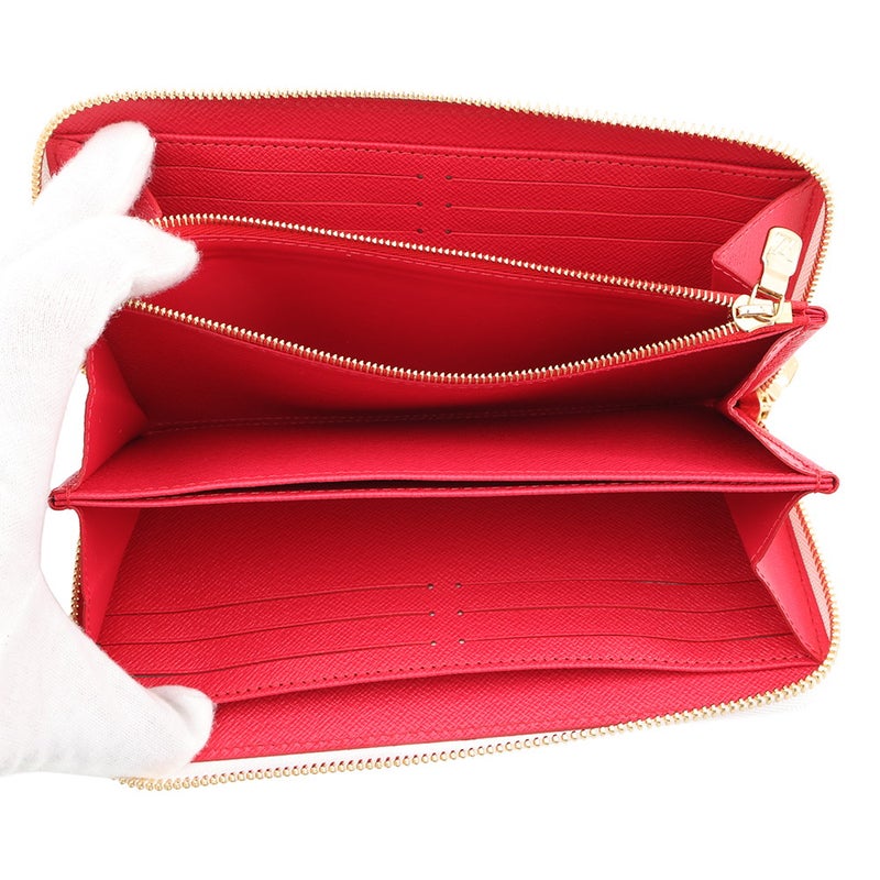 ルイヴィトン 長財布 モノグラム・チェリー LV × TM ジッピー・ウォレット M14240 LOUIS VUITTON 村上隆 白