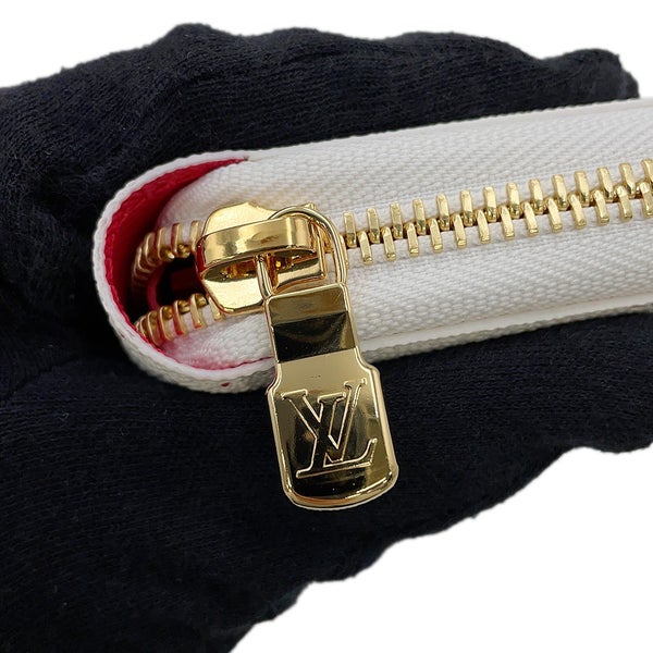 ルイヴィトン 長財布 モノグラム・チェリー LV × TM ジッピー・ウォレット M14240 LOUIS VUITTON 村上隆 白