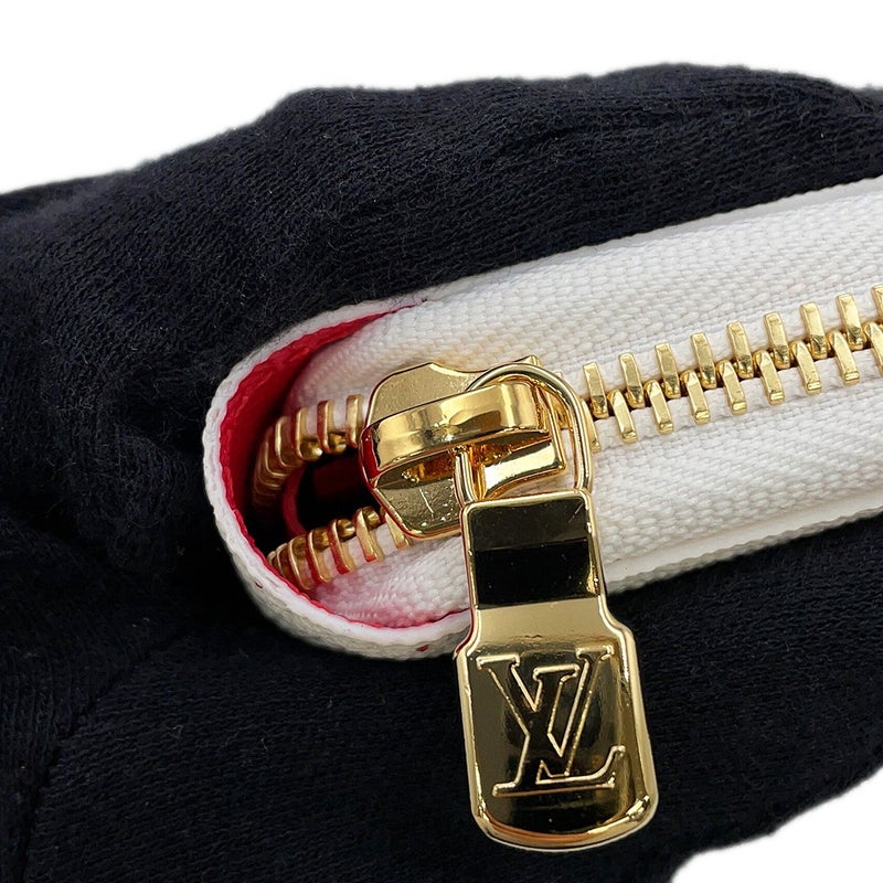 ルイヴィトン 長財布 モノグラム・チェリー LV × TM ジッピー・ウォレット M14240 LOUIS VUITTON 村上隆 白