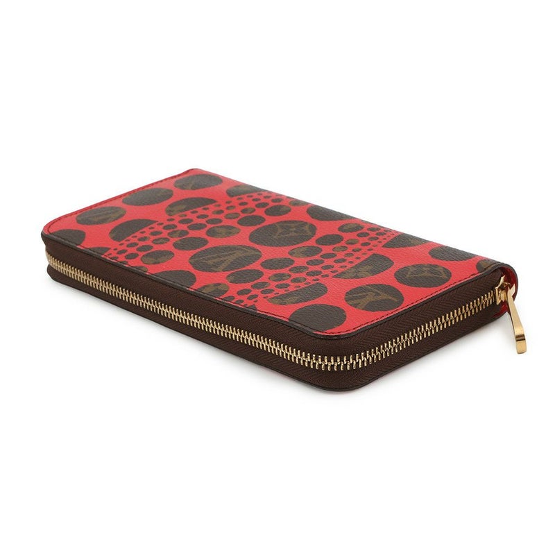 ルイヴィトン 長財布 モノグラム・パンプキンドット LV × YK ジッピー・ウォレット M60450 草間彌生