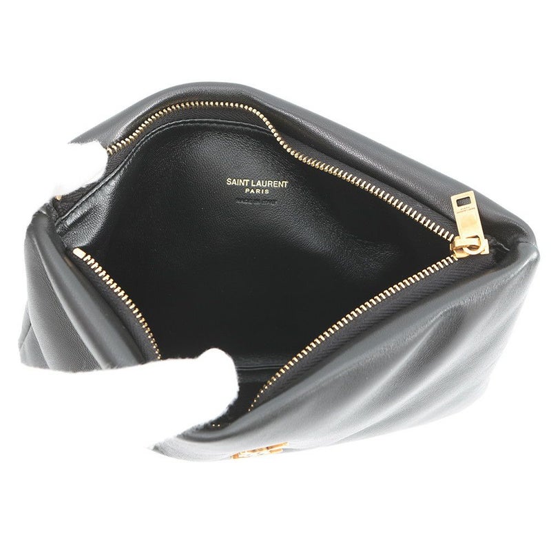 サンローランパリ ポーチ YSLロゴ カリプソ スモール 765025 SAINT LAURENT PARIS 黒
