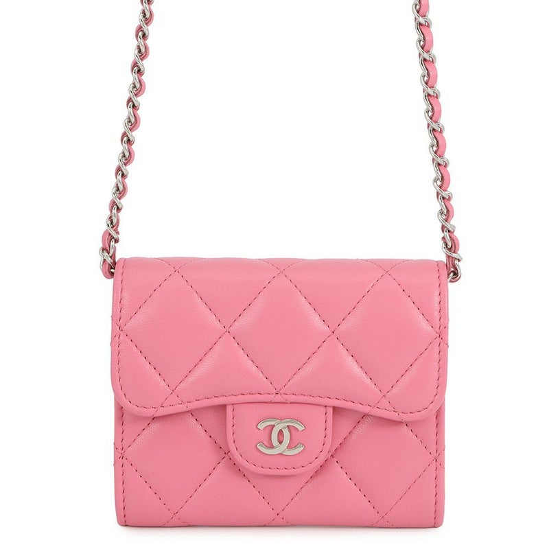 シャネル チェーンウォレット マトラッセ ココマーク ラムスキン AP2569 CHANEL コインケース