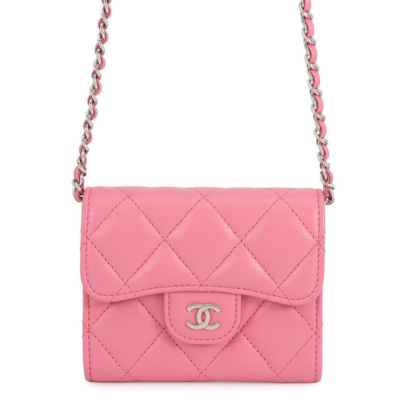 シャネル チェーンウォレット マトラッセ ココマーク ラムスキン AP2569 CHANEL コインケース