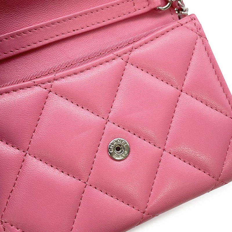 シャネル チェーンウォレット マトラッセ ココマーク ラムスキン AP2569 CHANEL コインケース