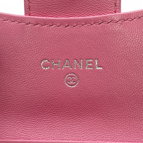 シャネル チェーンウォレット マトラッセ ココマーク ラムスキン AP2569 CHANEL コインケース