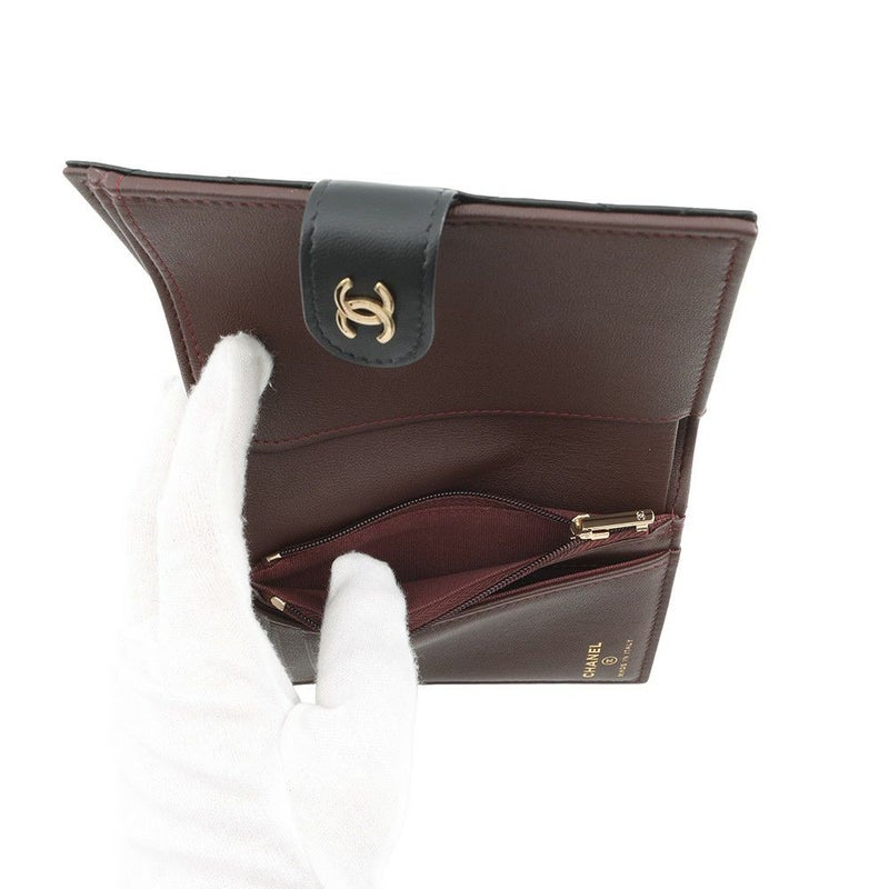 シャネル パスポートケース マトラッセ ココマーク 財布 ラムスキン AP3791 CHANEL 手帳カバー