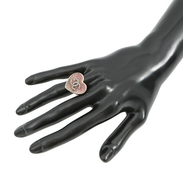 シャネル リング ココマーク ハート ラインストーン メタル C23P ABA409 CHANEL 指輪 アクセサリー