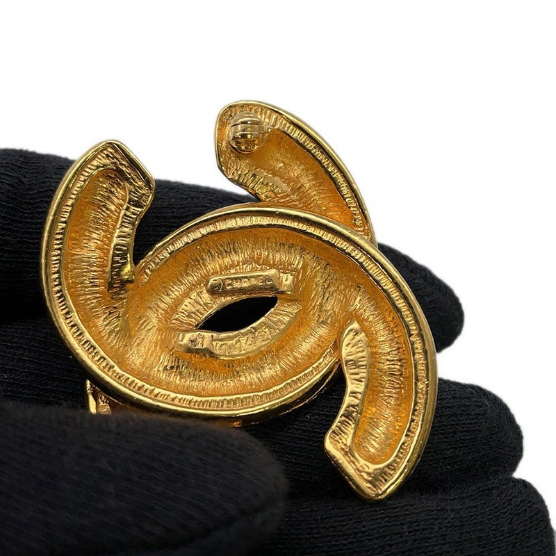 シャネル ブローチ ココマーク マトラッセ メタル ヴィンテージ CHANEL アクセサリー