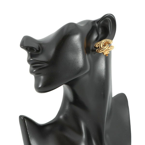 シャネル イヤリング ココマーク マトラッセ メタル ヴィンテージ CHANEL アクセサリー