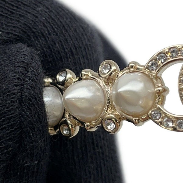 シャネル チョーカー スタッズ フェイクパール ラインストーン A22C AB7624 CHANEL ネックレス アクセサリー