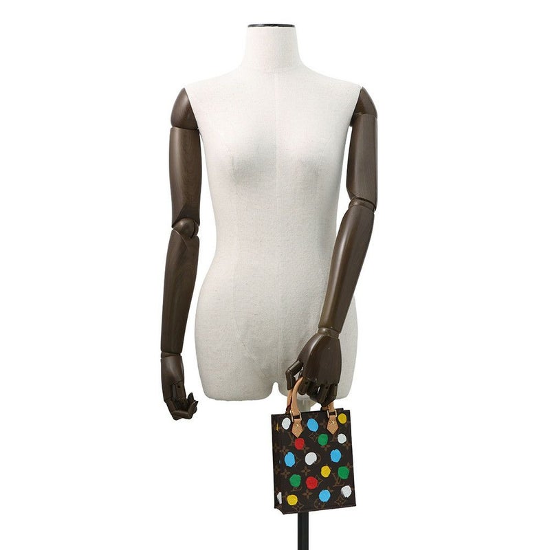 ルイヴィトン ハンドバッグ モノグラム LV×YK プティット・サックプラ M81867 ヴィトン バッグ 2way ショルダーバッグ 草間弥生