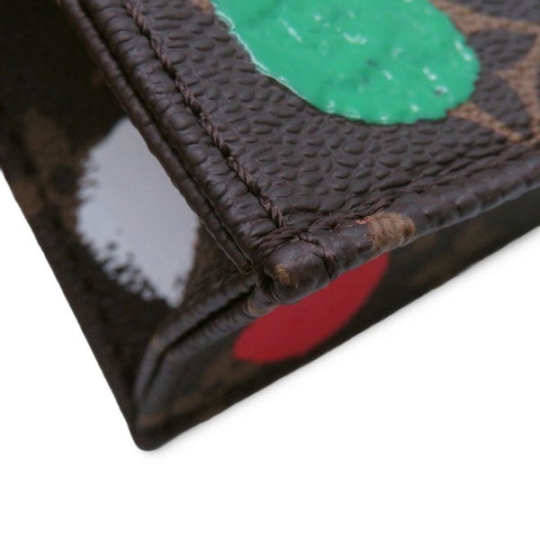 ルイヴィトン ハンドバッグ モノグラム LV×YK プティット・サックプラ M81867 ヴィトン バッグ 2way ショルダーバッグ 草間弥生