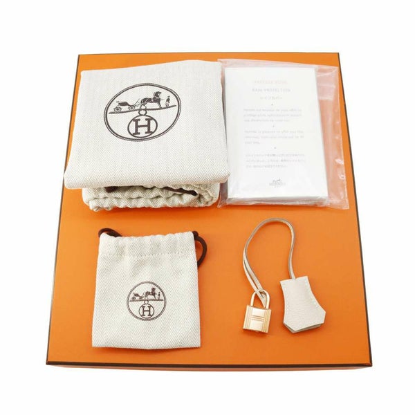 エルメス バーキン25 クレ/ピンクゴールド金具 トゴ Z刻印 HERMES Birkin ハンドバッグ