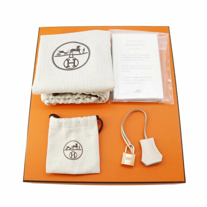 エルメス バーキン25 クレ/ピンクゴールド金具 トゴ Z刻印 HERMES Birkin ハンドバッグ