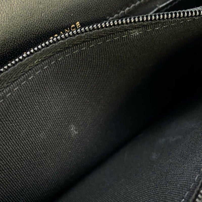 シャネル チェーンフォンケース マトラッセ ココマーク ラムスキン パテント AP3559 CHANEL 黒