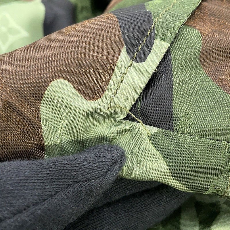 ルイヴィトン ジャケット カモウィンドブレーカー モノグラム カモフラージュ メンズサイズ56 LOUIS VUITTON アウター